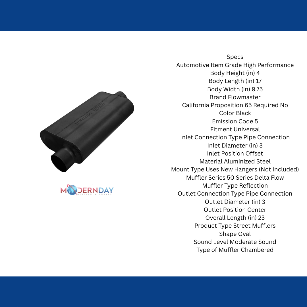 Flowmaster 50 Series Delta Flow Chambered Muffler 943051