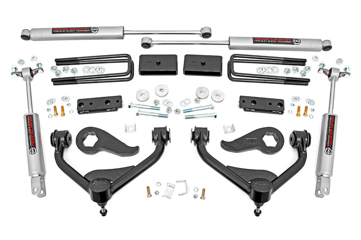 Fits Chevy Silverado & GMC Sierra 2500HD 2&4WD (2020-2024) 3" Lift Kit; 95830
