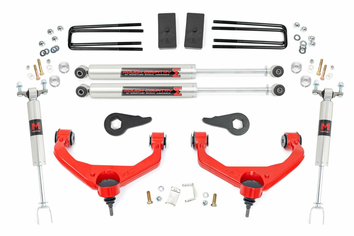 Fits Chevy/GMC 2500HD/3500HD (11-19) 3.5 Inch Lift Kit; M1; 95940RED
