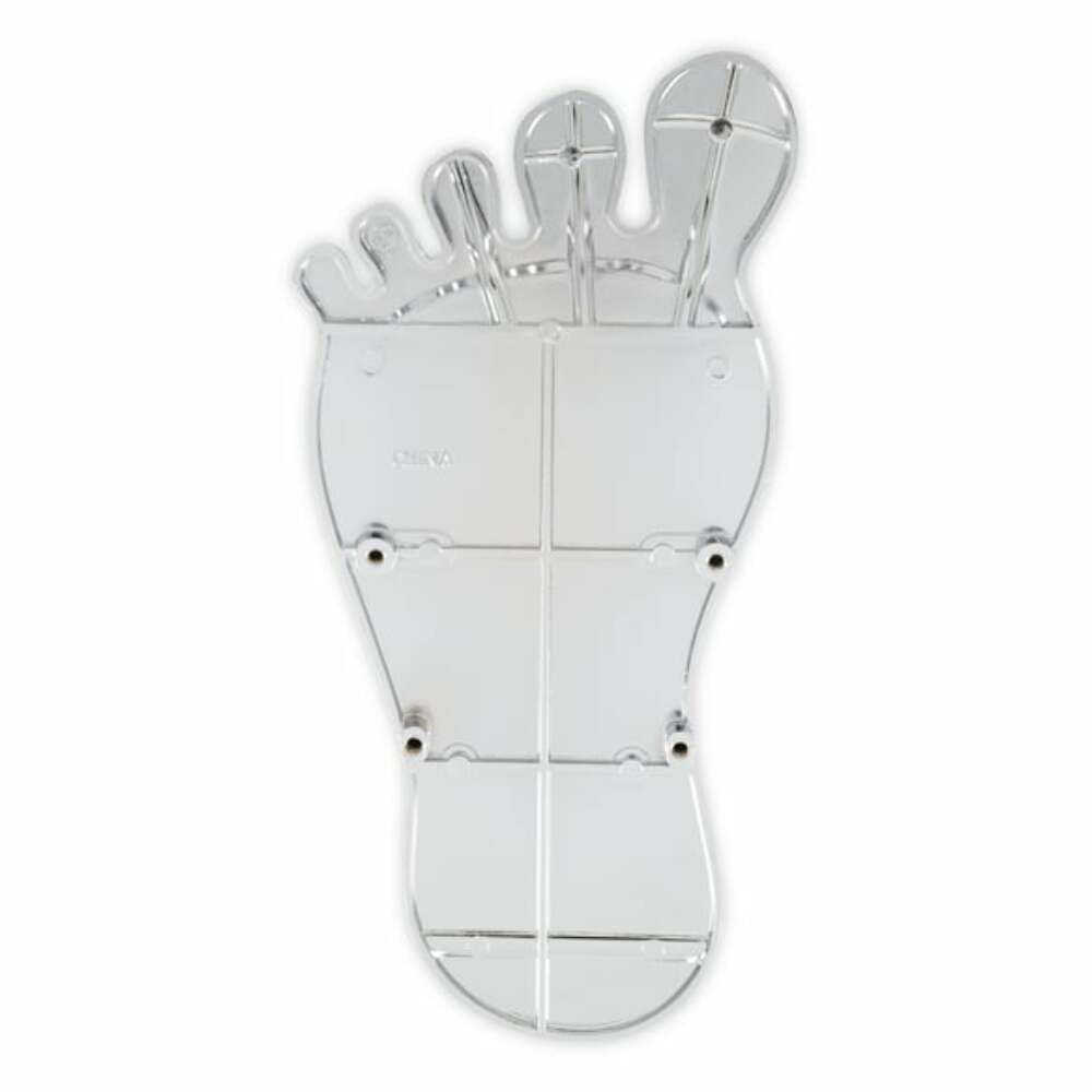 Mr. Gasket Foot Print Gas Pedal Pad - Aluminum -Chrome & Painted Black Trim 9645