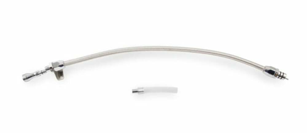 Mr. Gasket Automatic Transmission Dipstick & Tube -Braided Stainless Steel 9704G