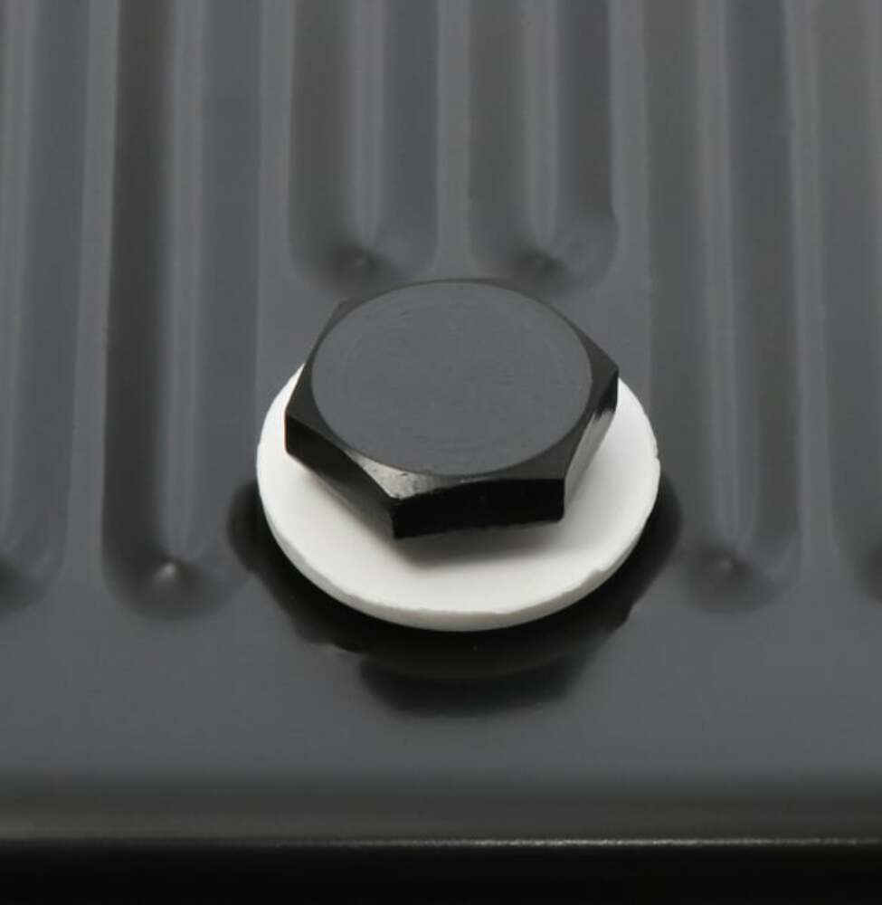 Mr. Gasket Transmission Oil Pan - Black Steel - 9756BMRG