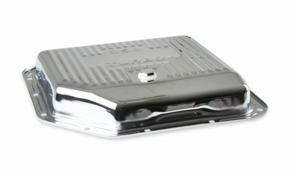 Mr. Gasket Transmission Oil Pan - Chrome - 9761