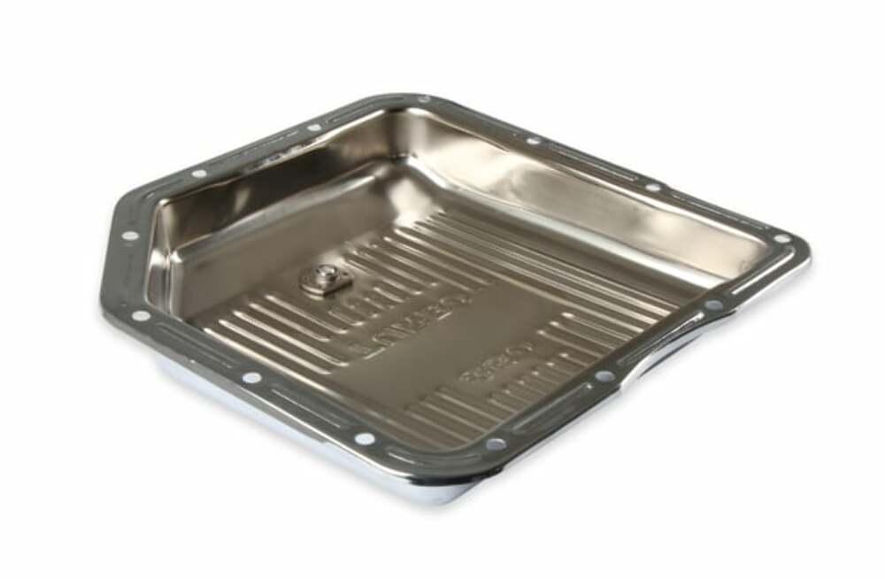 Mr. Gasket Transmission Oil Pan - Chrome - 9761