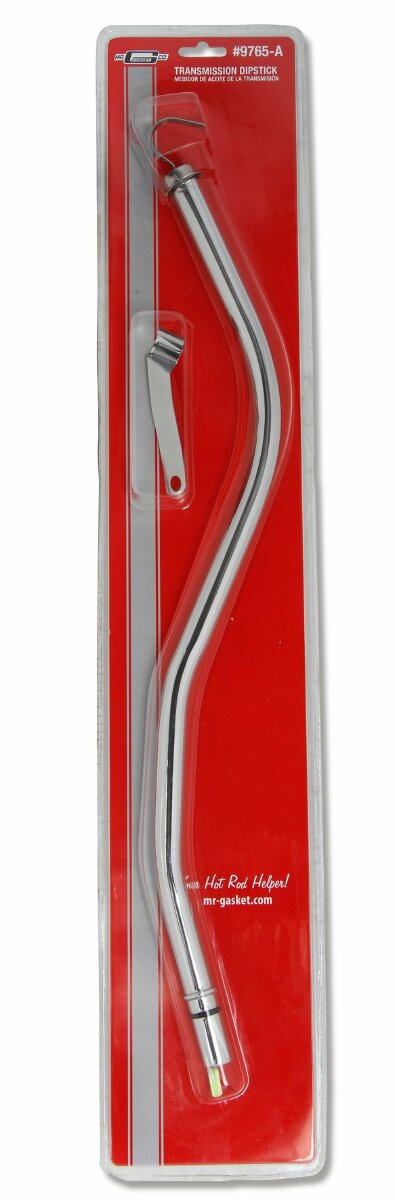 Mr. Gasket Transmission Dipstick & Tube - Chrome - 9765-A