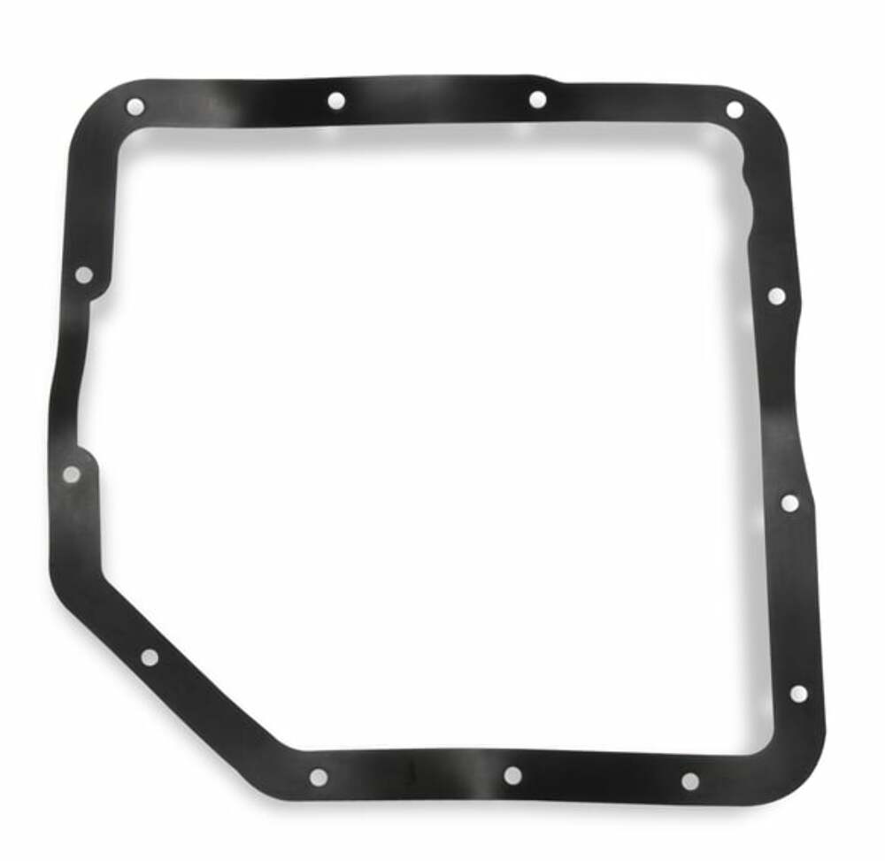 Mr. Gasket Transmission Oil Pan - Black Steel - 9765BMRG