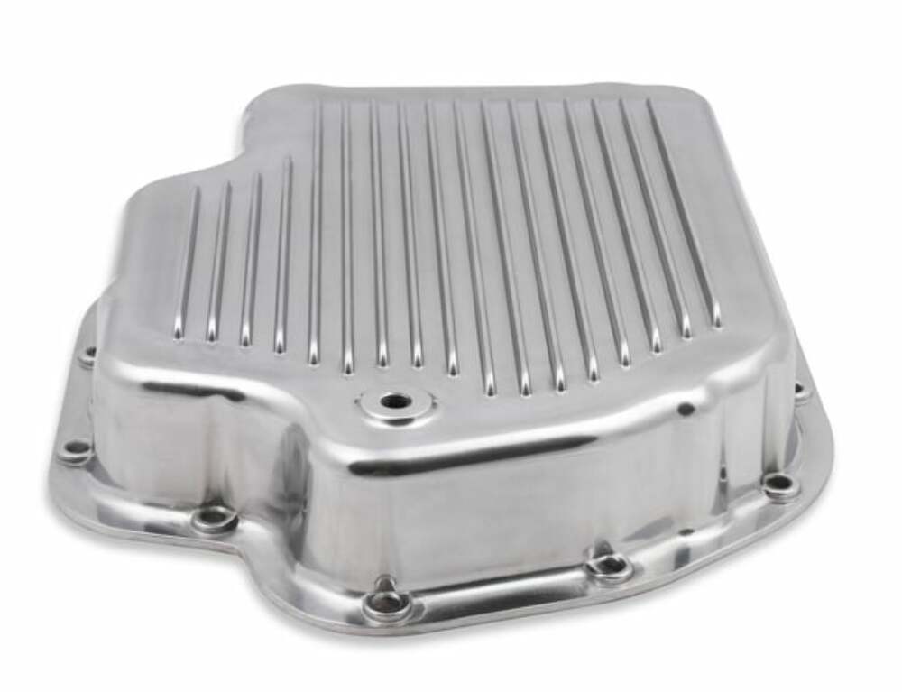 Mr. Gasket Transmission Oil Pan - Polished Aluminum - 9796PMRG