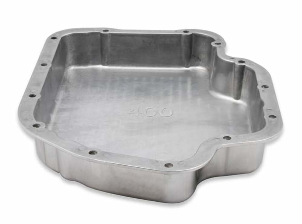 Mr. Gasket Transmission Oil Pan - Polished Aluminum - 9796PMRG