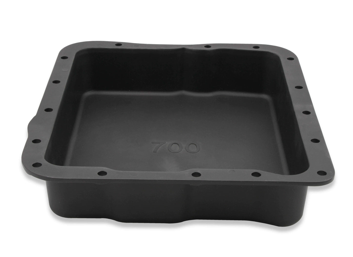 Mr. Gasket Transmission Oil Pan - Black Aluminum - 9797BMRG