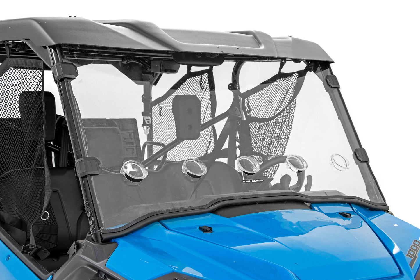 Fits Honda Pioneer 1000 Vented Full Windshield; Scratch Resistant; 98262020