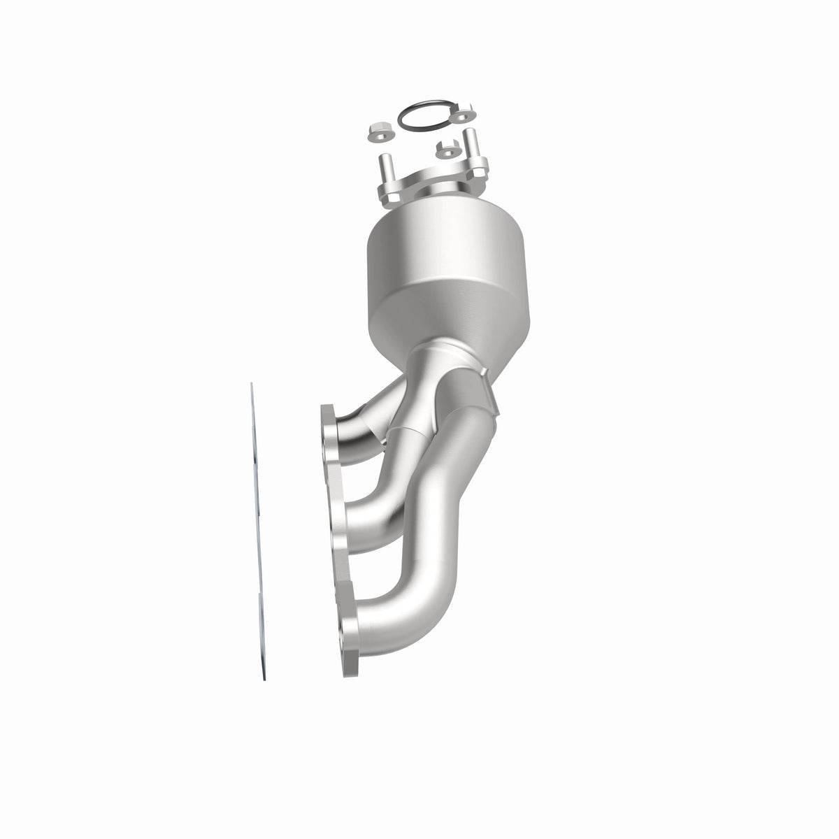Catalytic Converter with Integrated Exhaust Manifold for HM Grade Federal / EPA Compliant Direct-Fit Manifold Catalytic