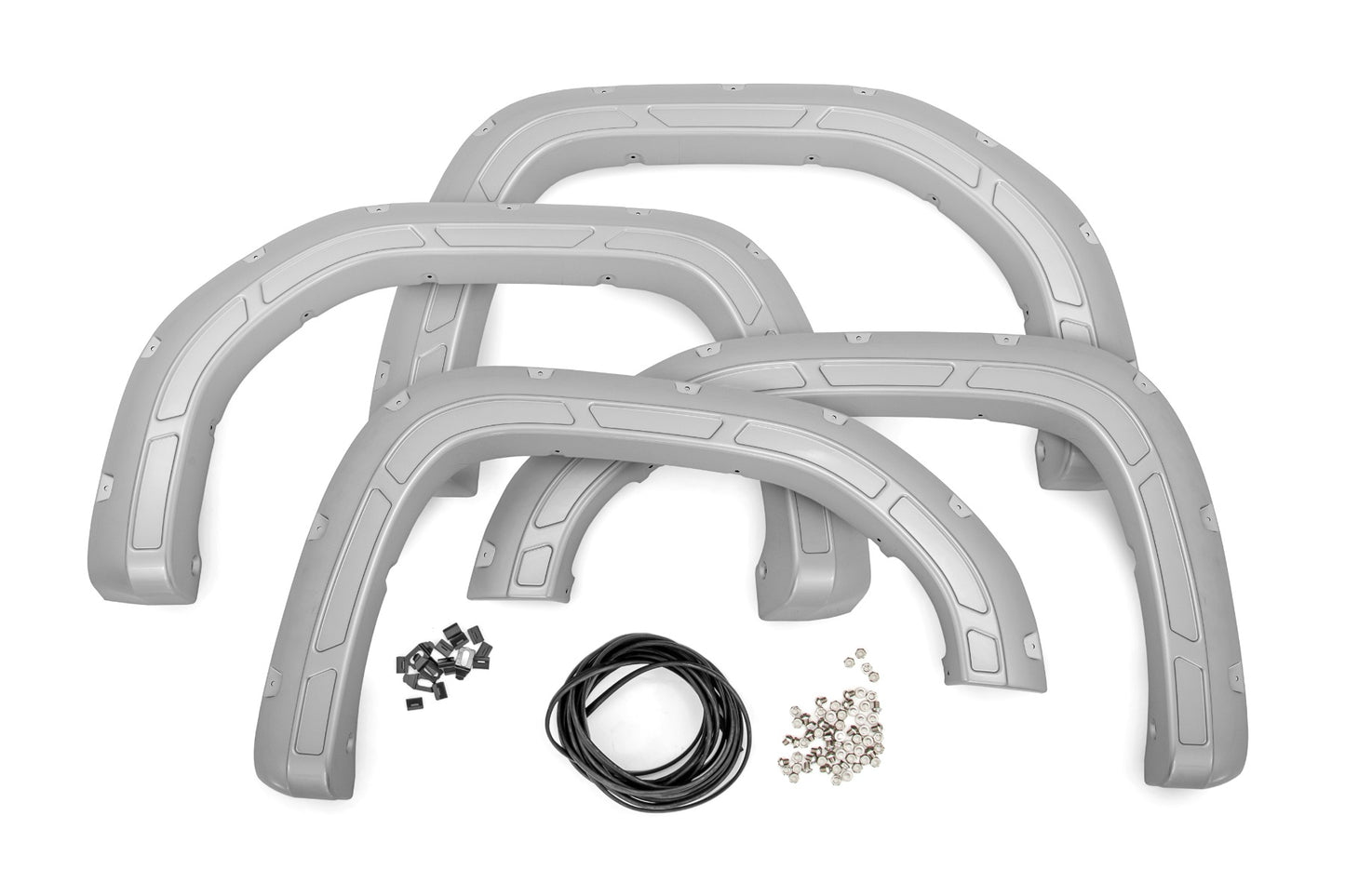 Fits Sierra 1500(19-24) Fender Flare Defender GAN Silver Metallic A-G11950-GAN