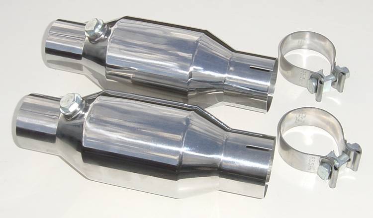 Universal High Flow 2.5 Inch Mini Catalytic Converters