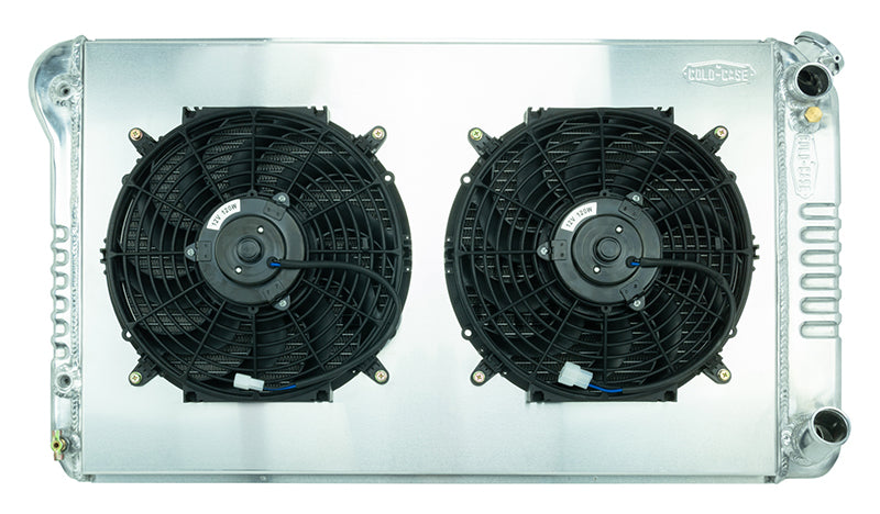 67-76 Chevy GMC Pickup Truck LS Swap Aluminum Radiator AT and 12 Inch Fan Kit
