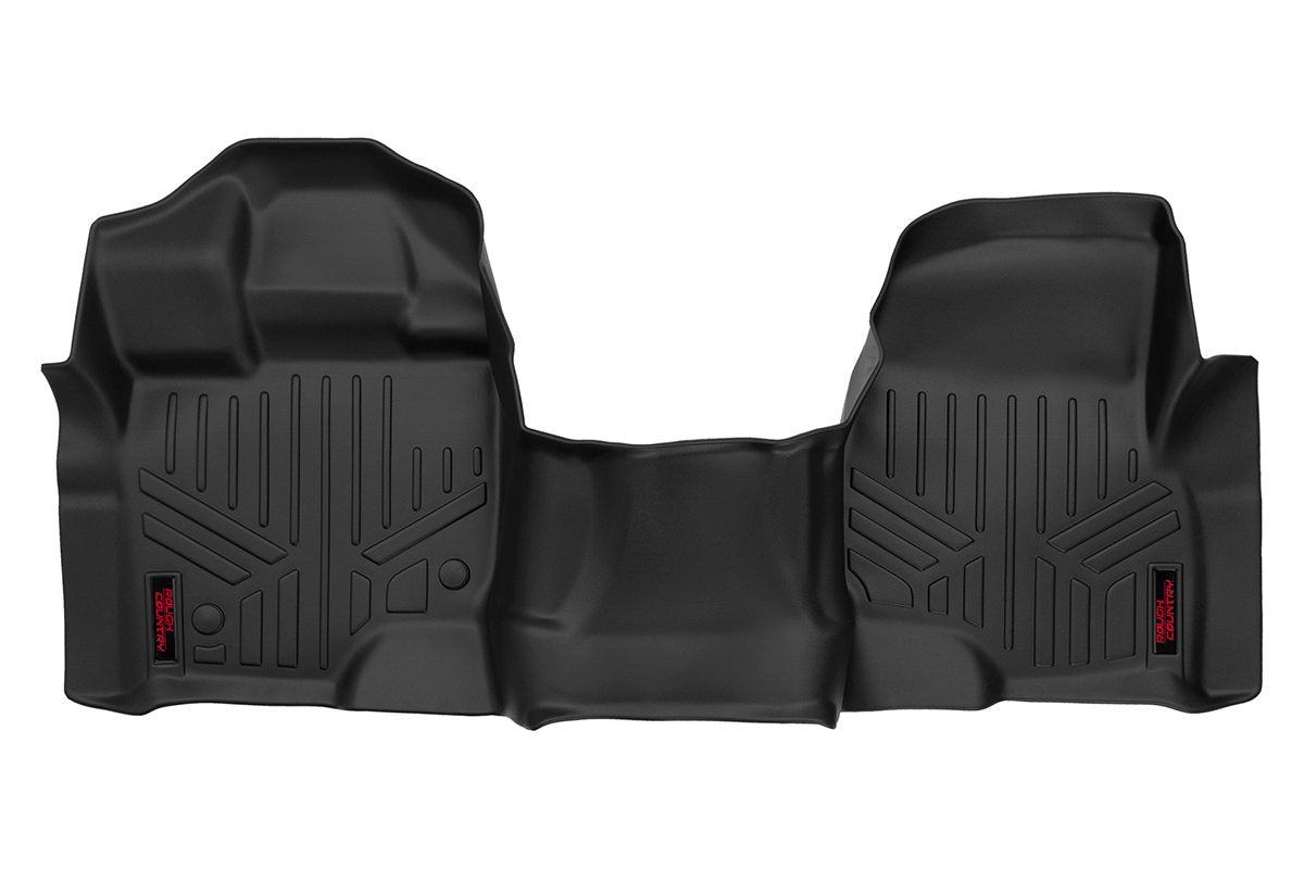 Fits Ford F-150(15-24)/F-150 Lightning(22-24) Floor Mats Front Over Hump M-5115
