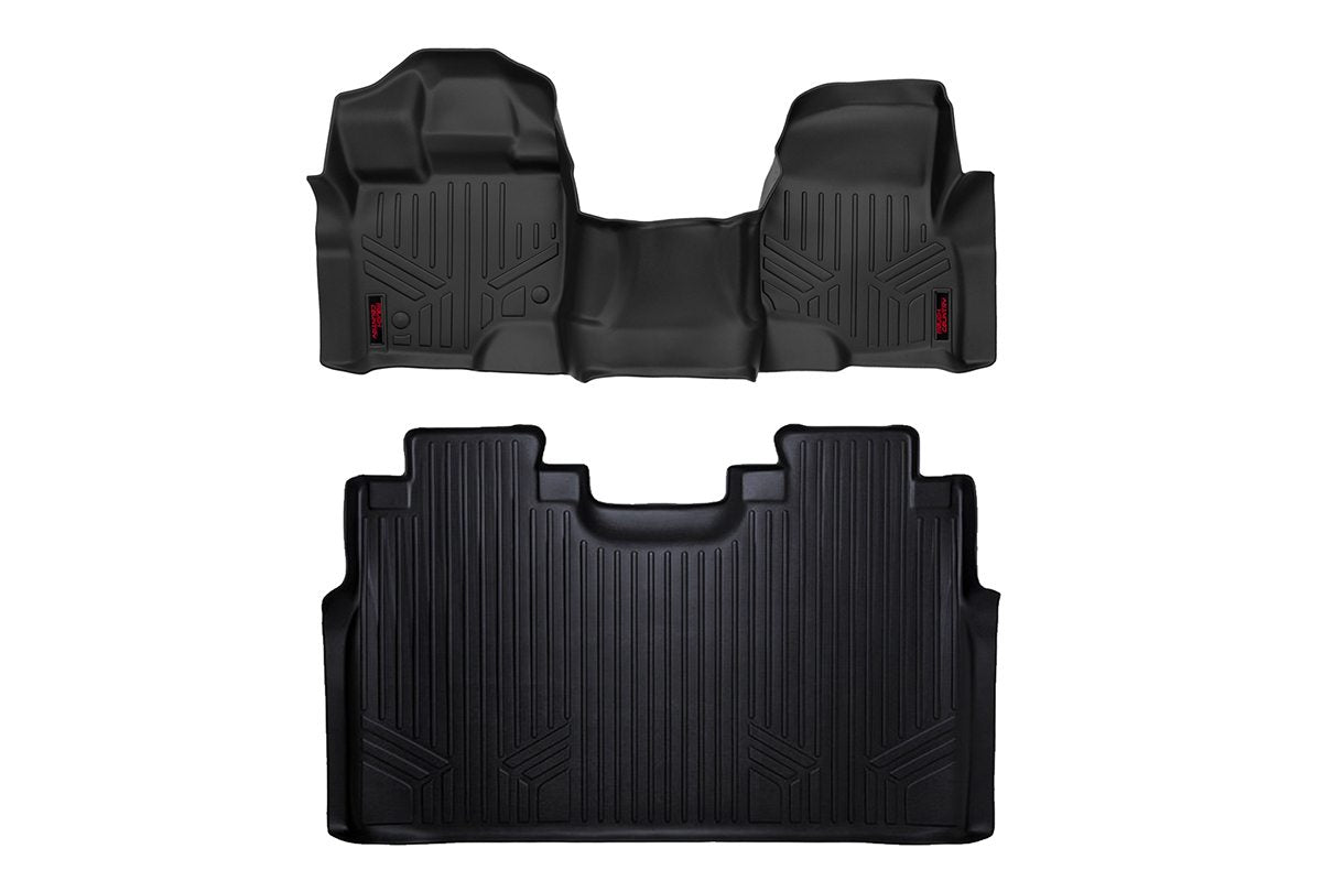Fits Ford F-150(15-24)/Raptor(17-24) Floor Mats FR & RR Over Hump M-51153