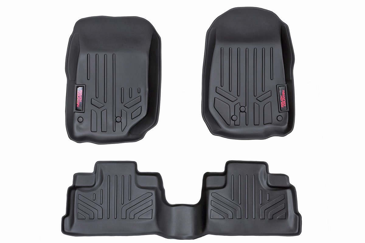 Fits Jeep Wrangler Unlimited 2&4WD (2007-2013) Floor Mats FR & RR 4 Door M-60712