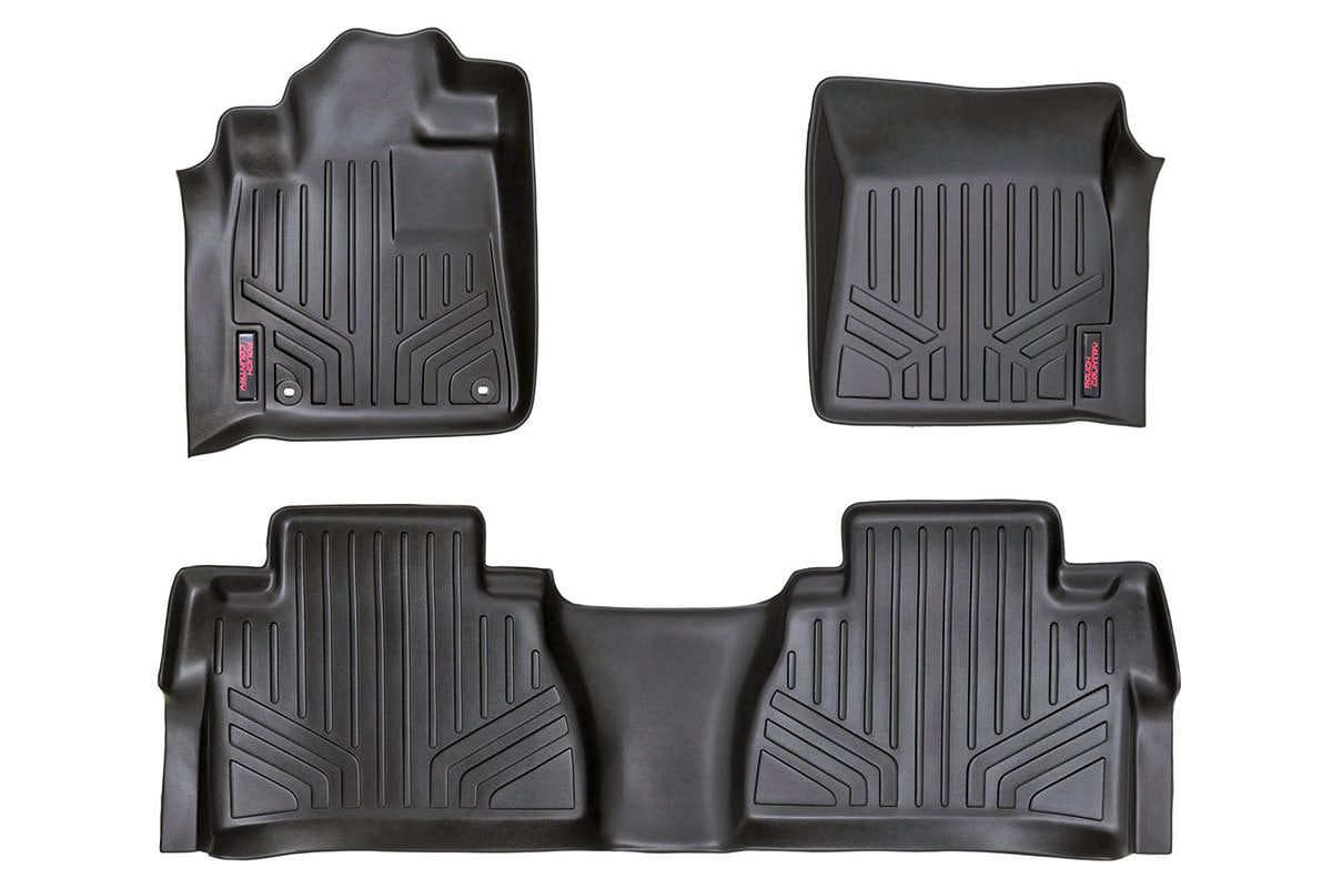 Fits Toyota Tundra 2WD/4WD (2014-2021) Floor Mats; FR & RR; CrewMax; M-71770