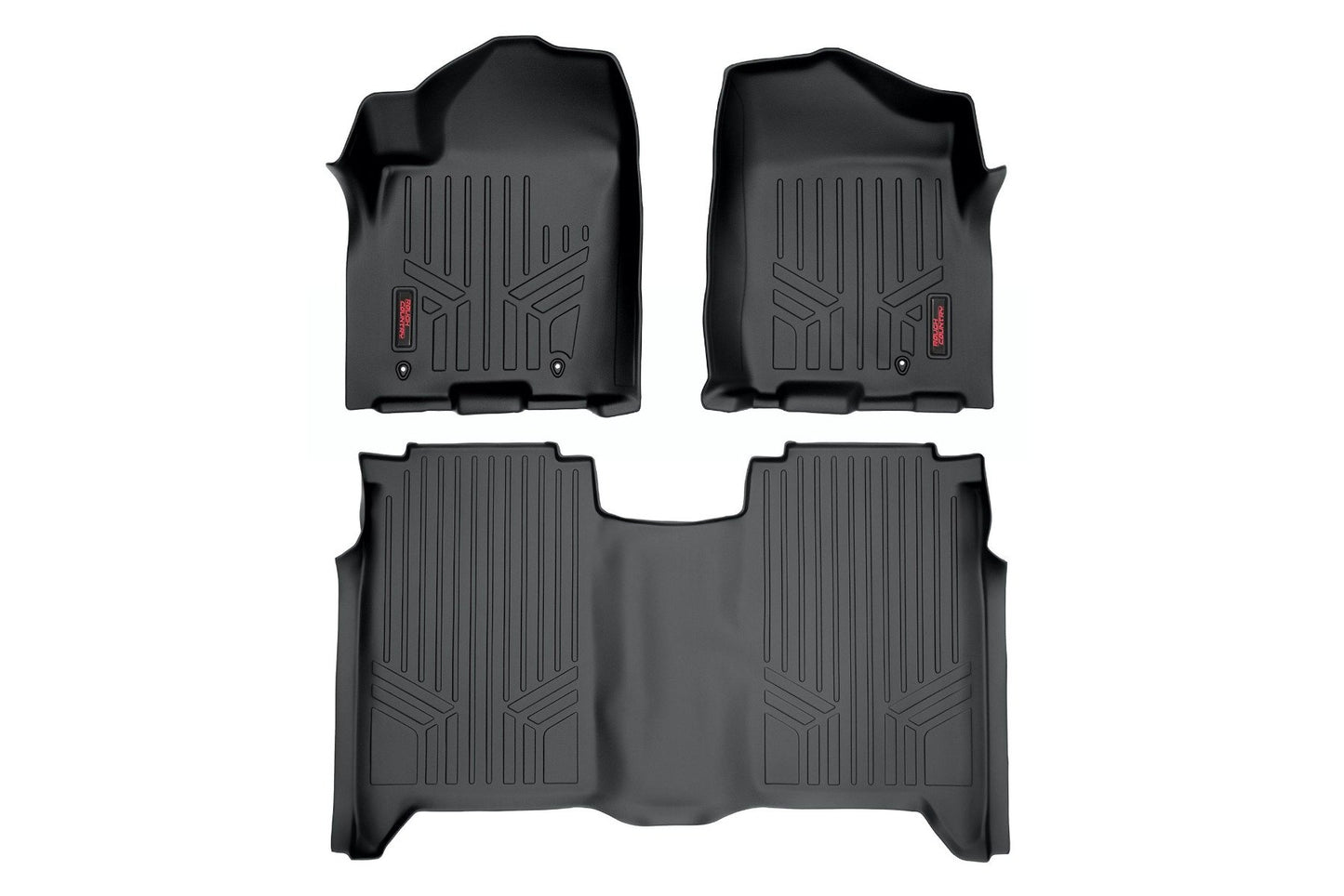 Fits Nissan Titan 2WD/4WD (2004-2015) Floor Mats; FR & RR; Crew Cab; M-81602