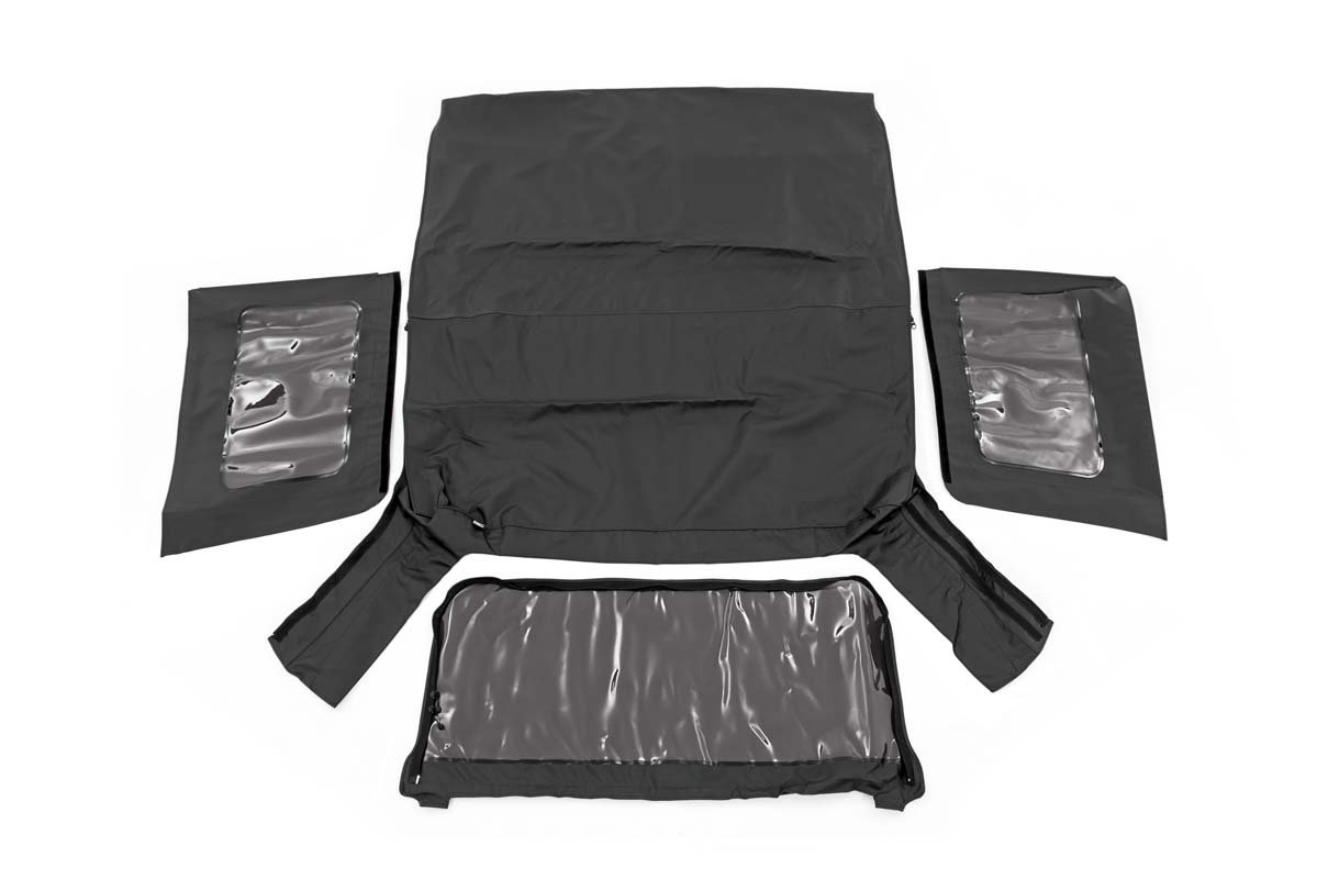 Fits Wrangler JK 4WD(2010-2018) Soft Top Replacement Black 2 Door RC85460.35