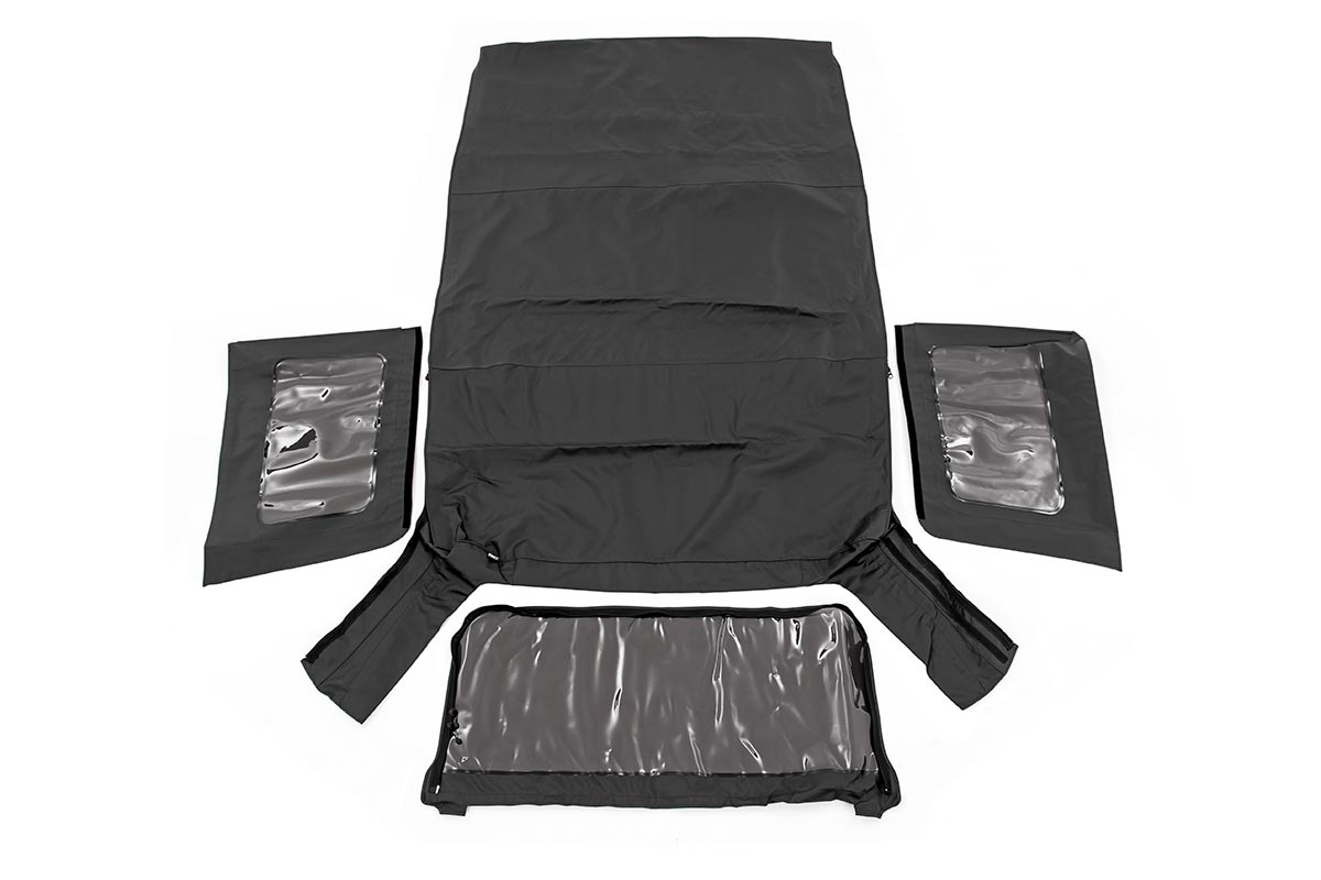 Fits Jeep Wrangler Unlimited(10-18) Soft Top Replacement Black 4 Door RC85570.35
