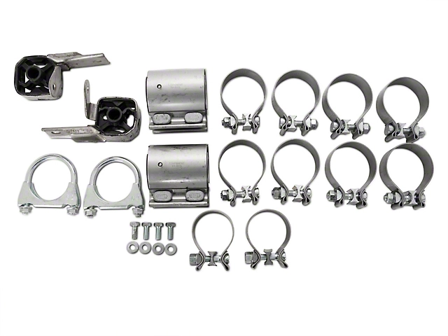 2005-2010 Mustang V6 Cat Back Mid Muffler Exhaust System