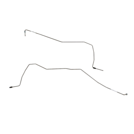 2007-13 Chevrolet Silverado 1500 Rear Axle Brake Lines Rear Drum Stainless TRA0704SS