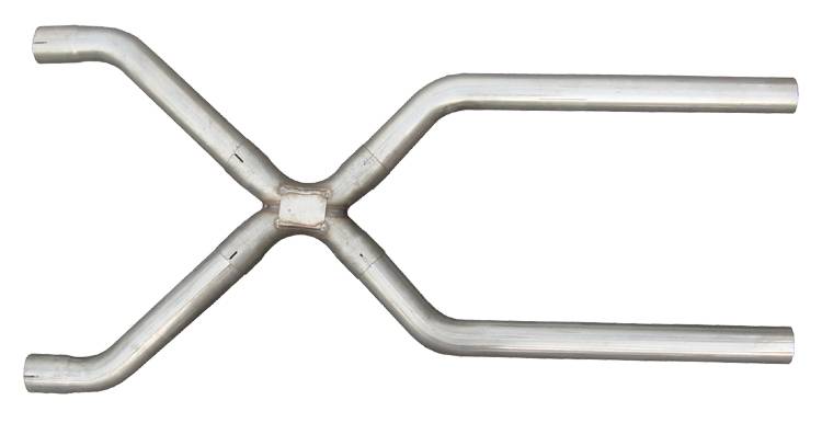 Exhaust X-Pipe Kit Intermediate Pipe 3 in Crossover