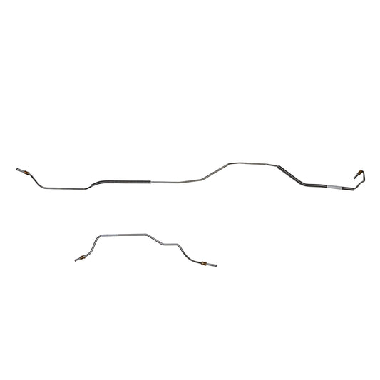 1967-69 Ford Mustang Rear Brake Lines 8 Inch Rear Axle Stainless ZRA6702SS
