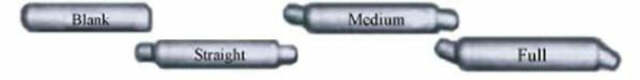 Jones Exhaust A3009B Glasspack Muffler Blank 1-3/4 Inlet & Outlet