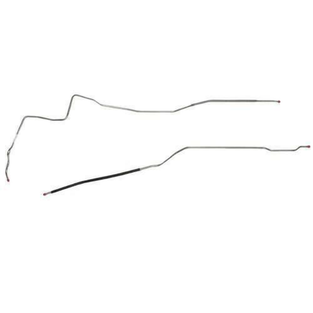 1970-72 Buick GS Hardtop 2 Piece 3/8 Fuel Line Stainless - AGL7022SS - Pre-Bent Fuel Lines Car Part People