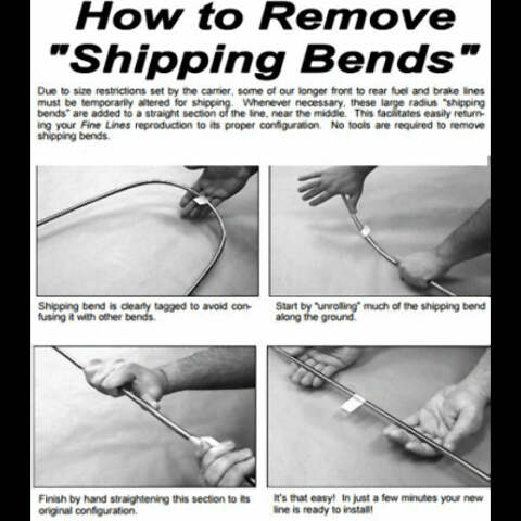 2000-2007 Chevrolet Impala Intermediate Brake Line Kit w/ ABS Steel AIN0006OM