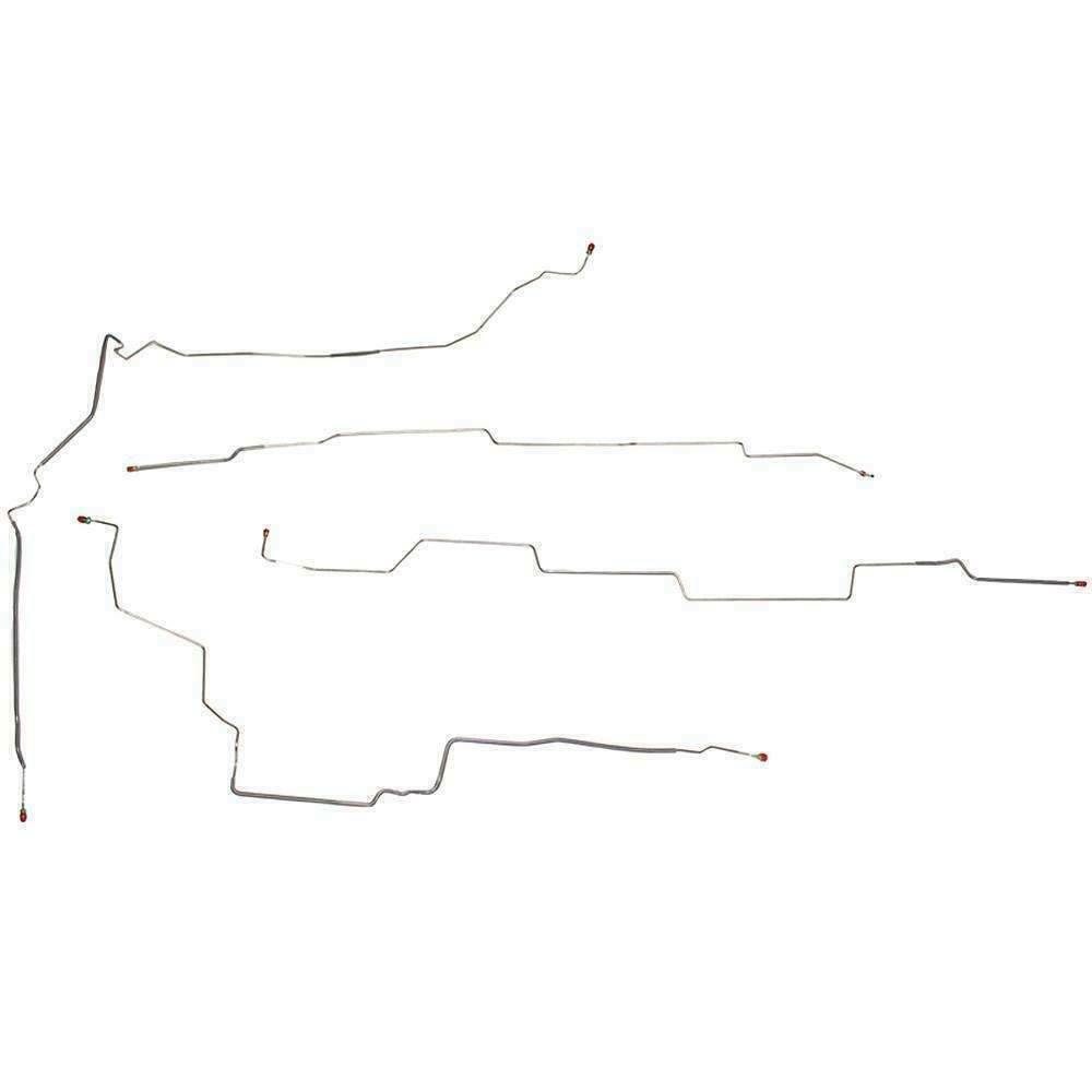 2002-05 Buick Rendezvous Intermediate Brake Line Kit AWABS AWD Steel AIN0203OM
