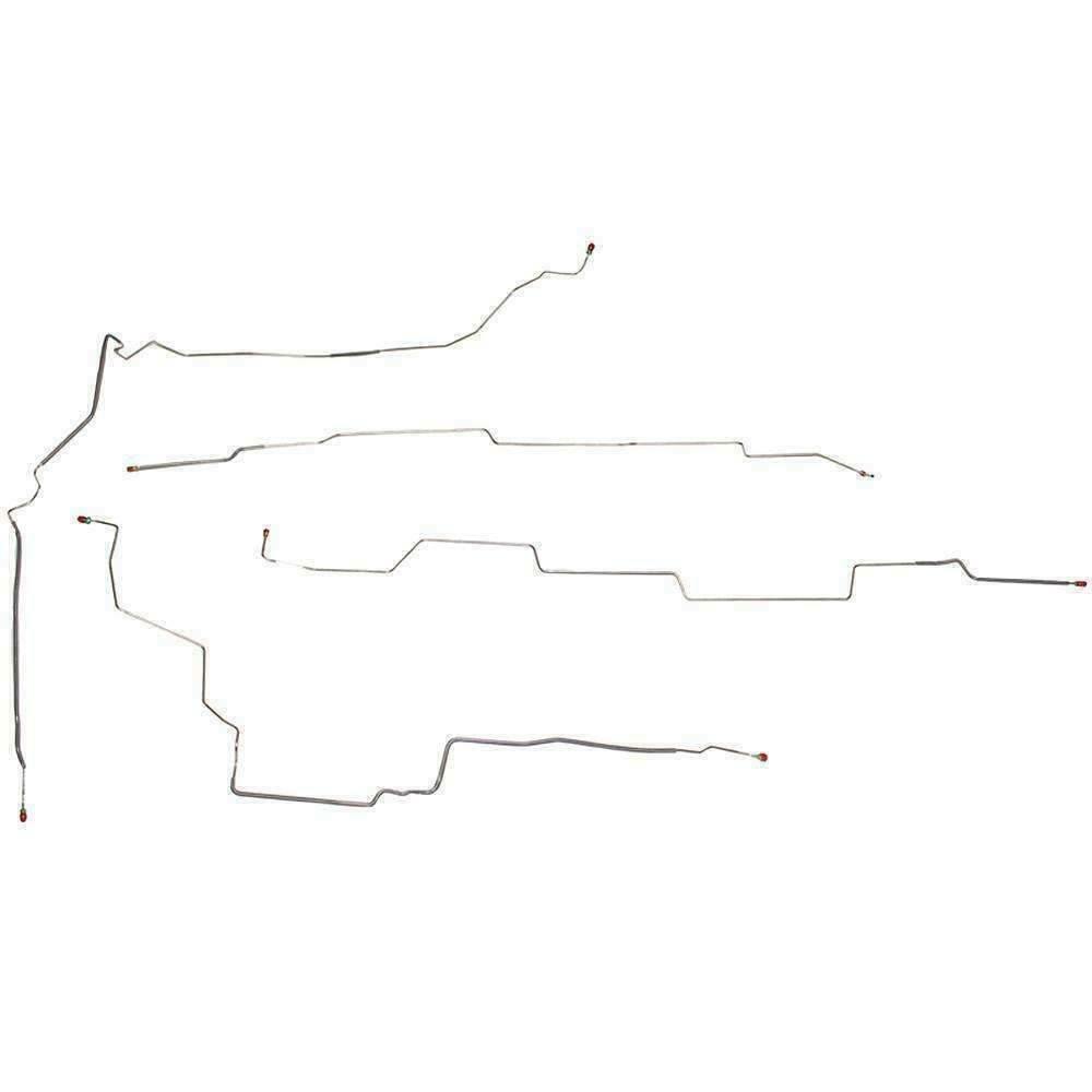 2002-05 Buick Rendezvous AWD, AWABS Intermediate Brake Line Kit Stainless AIN0203SS