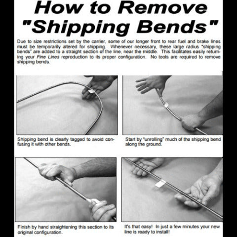 97-98 Buick Regal Intermediate Brake Line Kit AWABS Stainless Steel