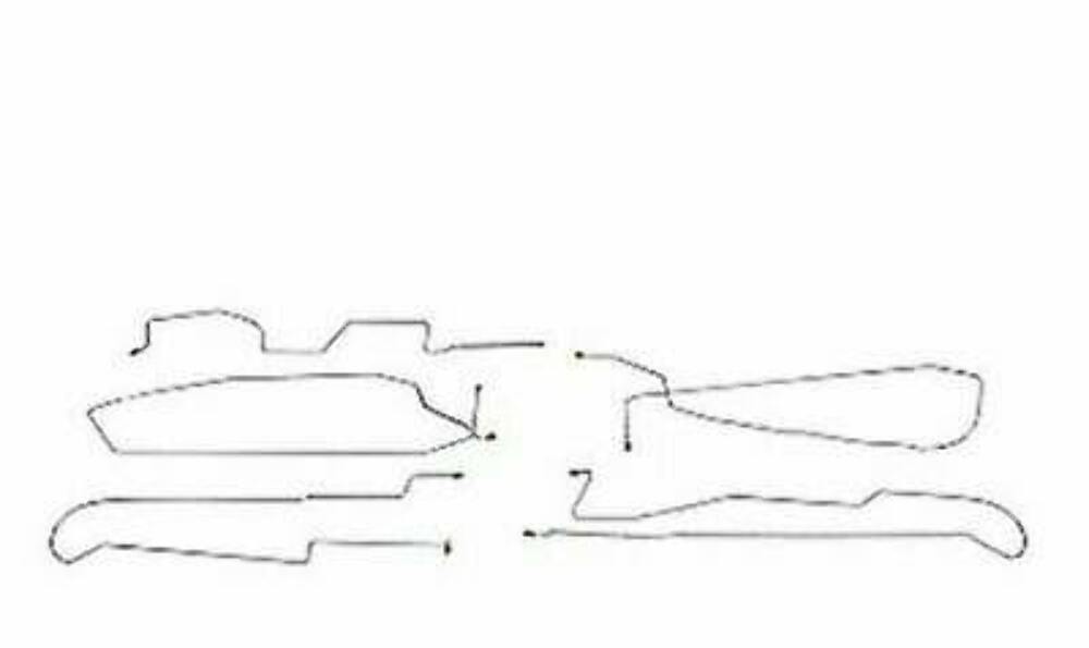 For Buick Park Avenue 1997-2005 Intermediate Brake Line -AIN9706SS-CPP