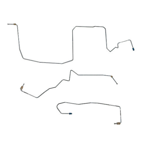 Chevy Front Brake Line Kit; Fine Lines-AKT0601OM