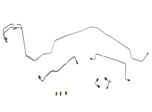 1964-67 Chevrolet Chevelle Front Brake Line Kit Manual Disk Brakes - AKT6413OM