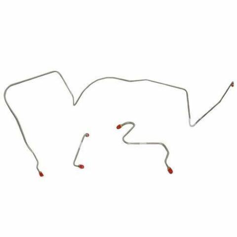 1966 Pontiac LeMans Front Brake Line Kit Manual Drum Brakes Steel AKT6601OM