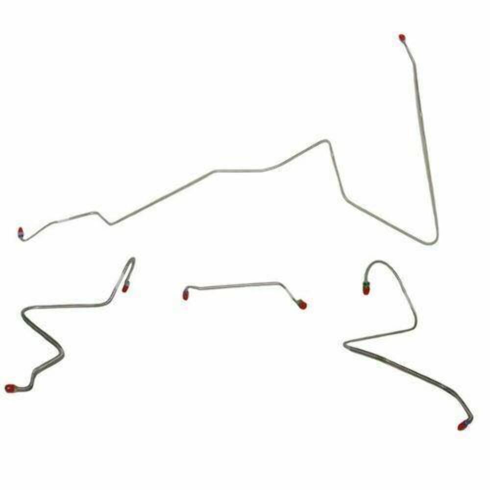 1967 Oldsmobile Cutlass Front Brake Line Kit Manual Drum Brakes - AKT6711SS