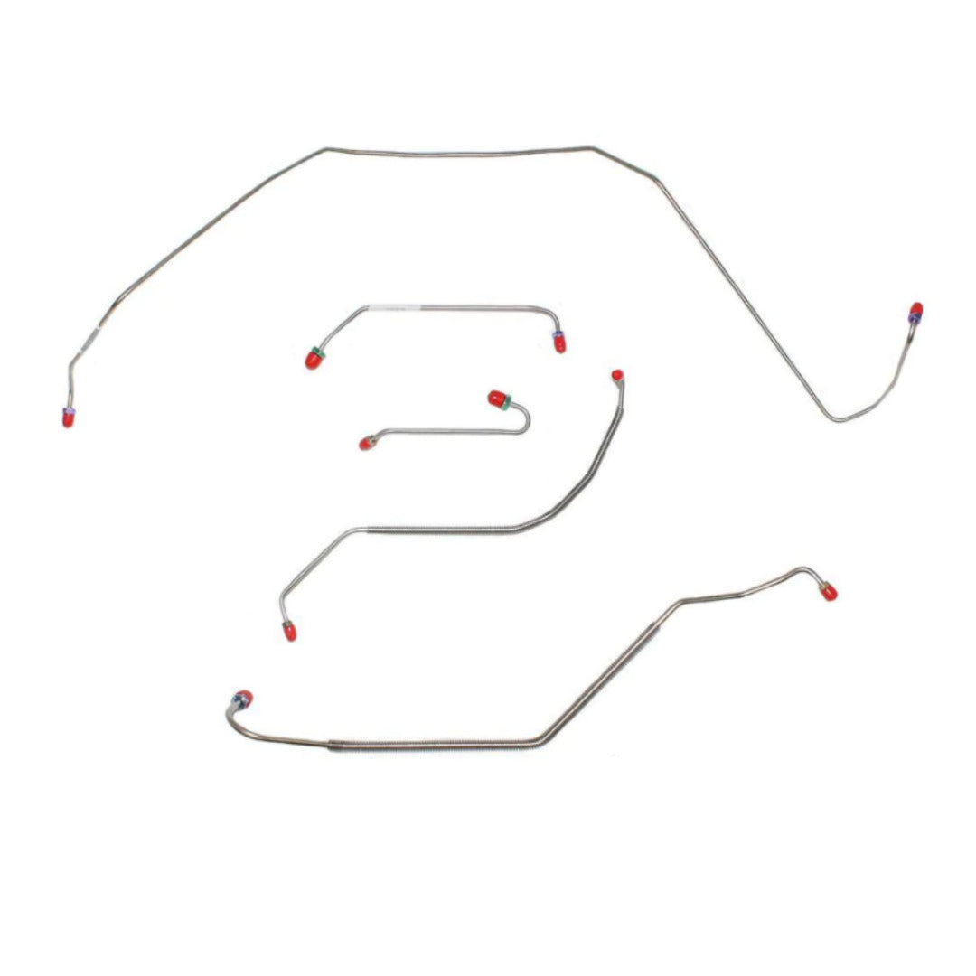 1967 Buick Skylark Front Brake Line Kit Power Drum Brakes Steel - AKT6722OM - Front Lines Car Part People