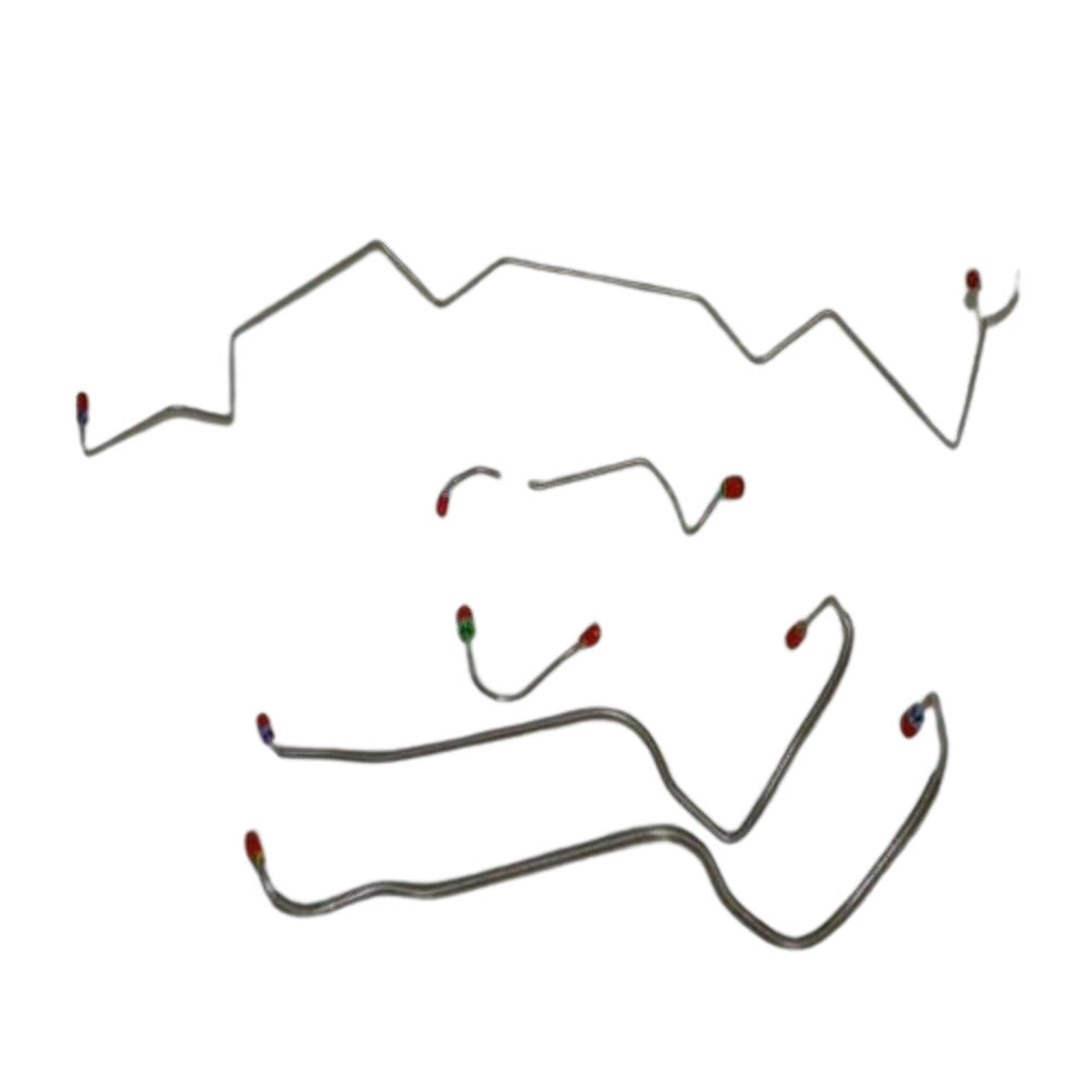 1968 Pontiac LeMans Front Brake Line Kit Power Disc Brakes Stainless - AKT6803SS