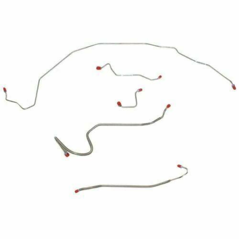 1970 Buick Skylark Front Brake Line Kit Stainless - AKT7004SS - Front Lines Car Part People