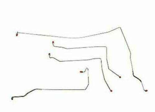 For Buick Park Avenue 1997-2005 Front Brake Line Kit -AKT9702SS-CPP