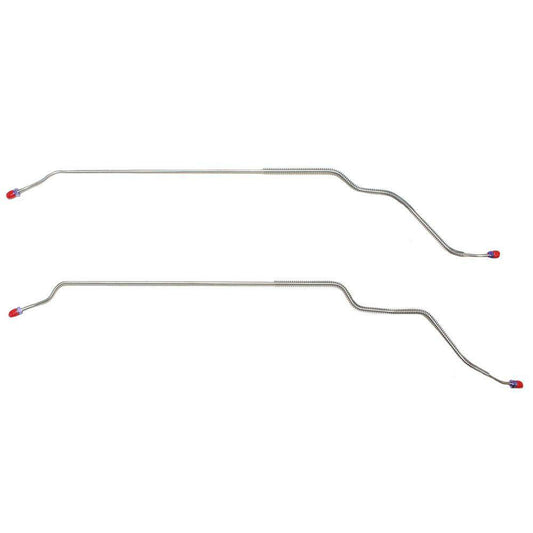 1968-1972 Pontiac LeMans Rear Axle Brake Lines Steel - ARA6804OM