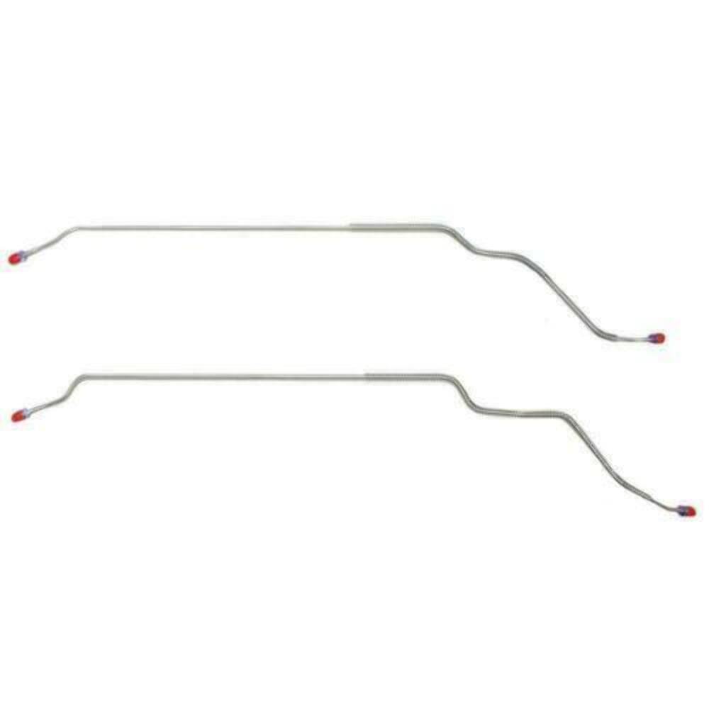 1968-1972 Pontiac LeMans Rear Axle Brake Lines Stainless - ARA6804SS