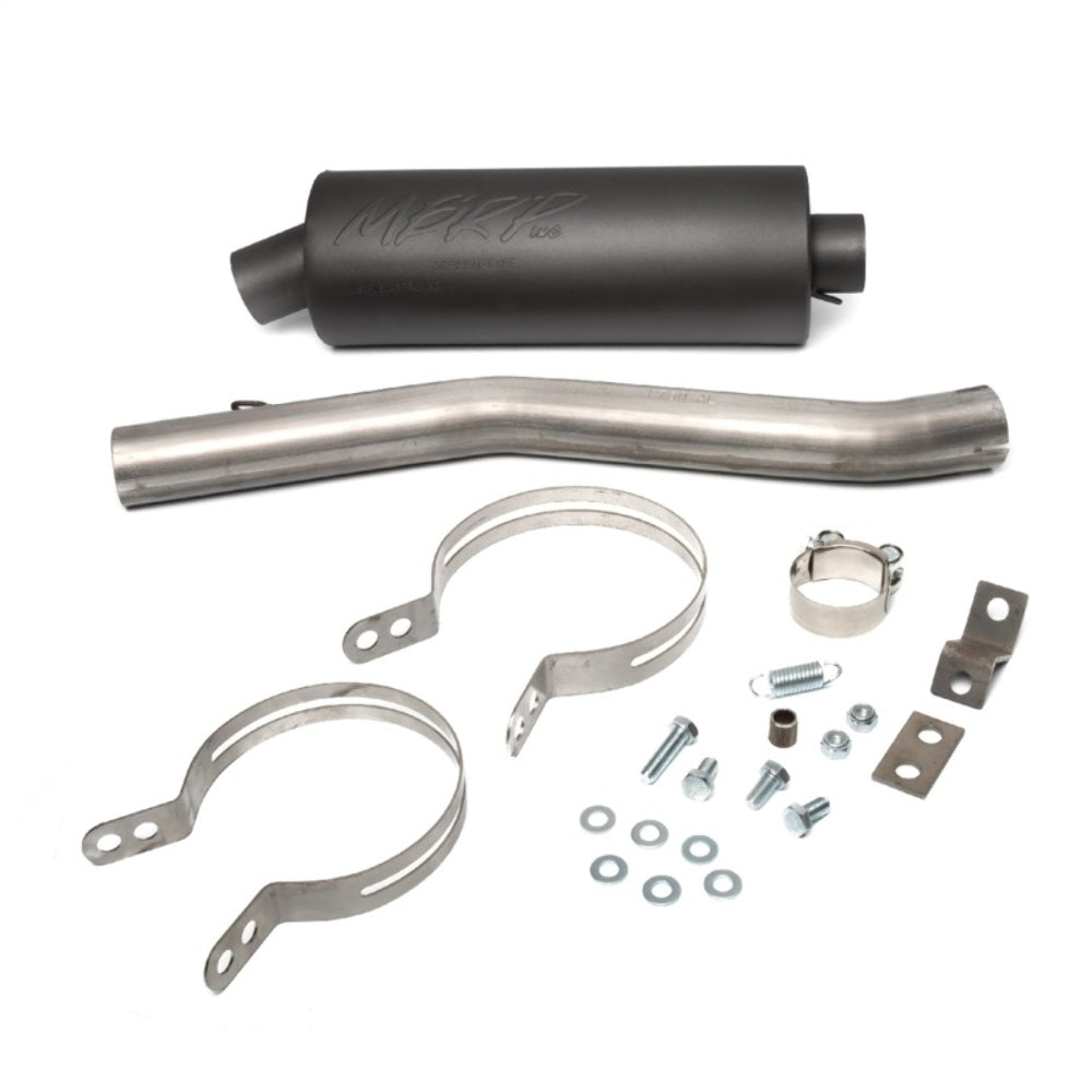 Fits 2005-07 Suzuki LT-A700X KingQuad 4x4 Slip-on w/Performance Muffler AT-8304P - Performance Mufflers Car Part People