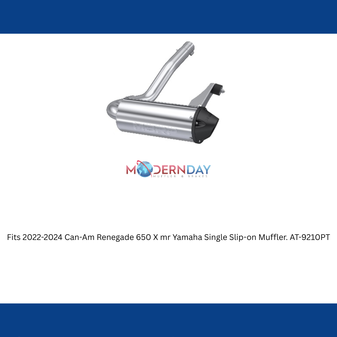 Fits 2013-2025 Can-Am Renegade 1000 Single Slip-on Muffler AT-9210PT