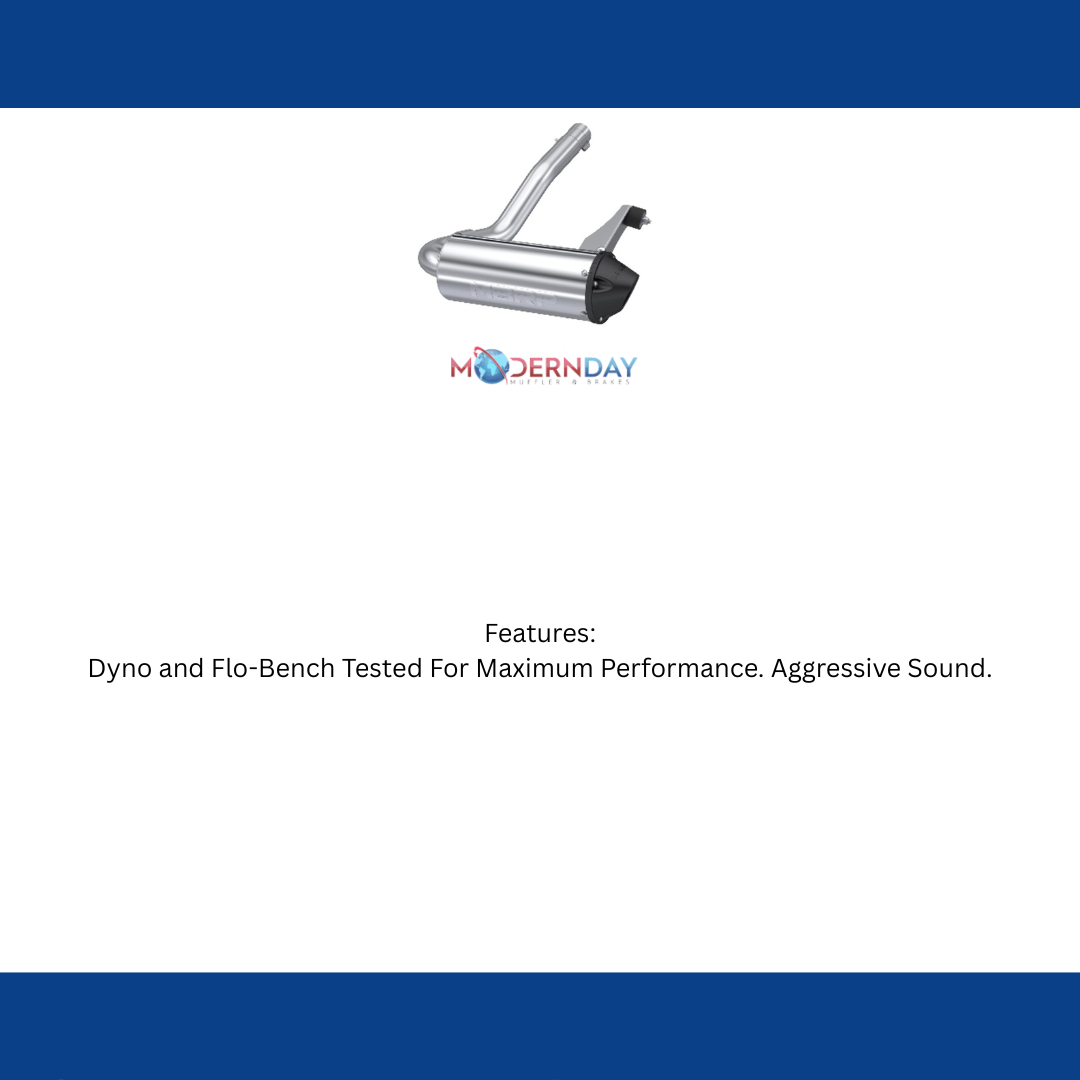 Fits 2013-2025 Can-Am Renegade 1000 Single Slip-on Muffler AT-9210PT