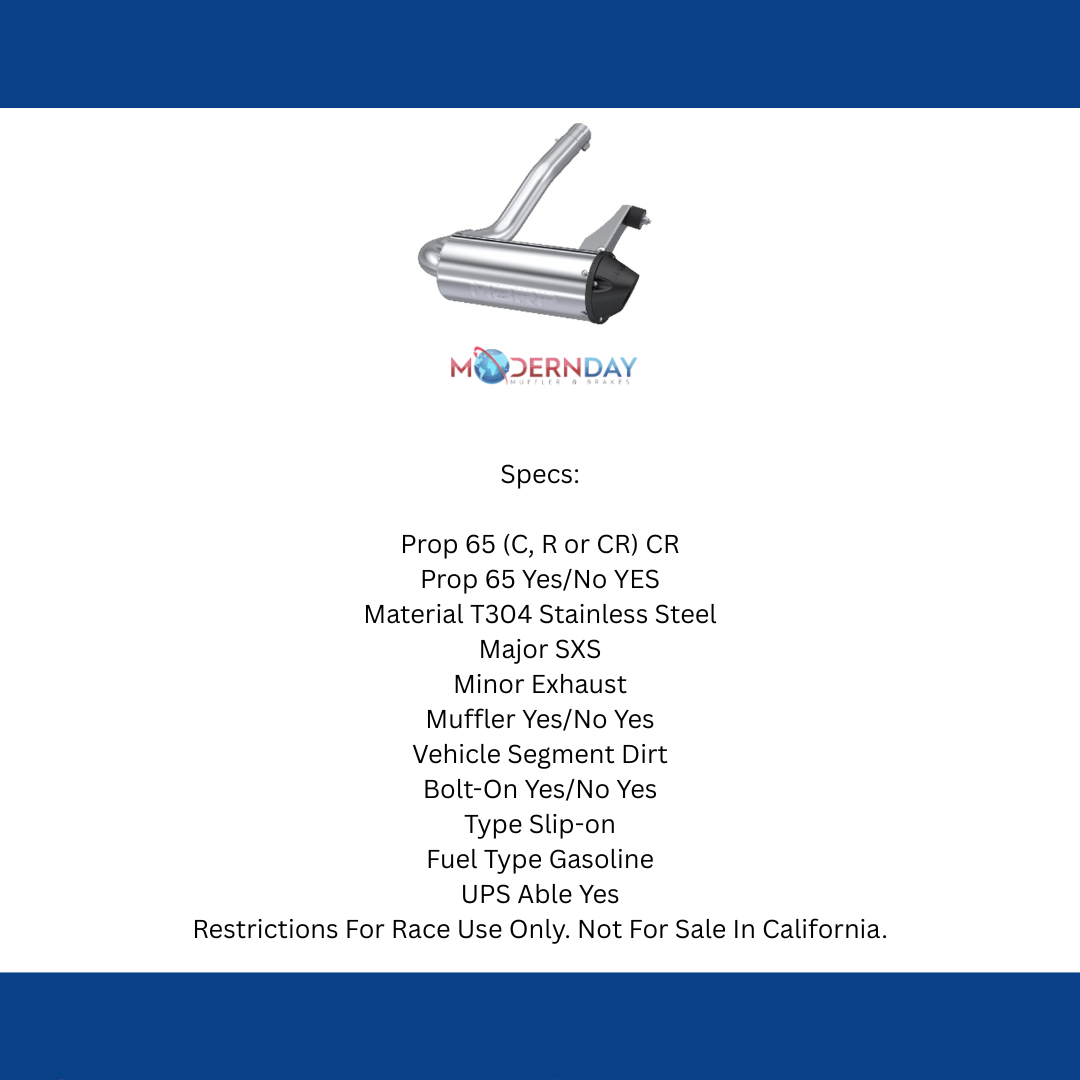 Fits 2013-2025 Can-Am Renegade 1000 Single Slip-on Muffler AT-9210PT